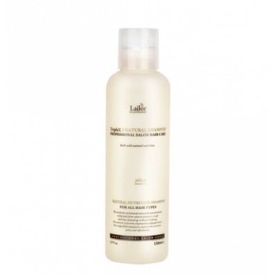 Безсульфатный органический шампунь с эфирными маслами Lador Triplex Natural Shampoo 150 мл.