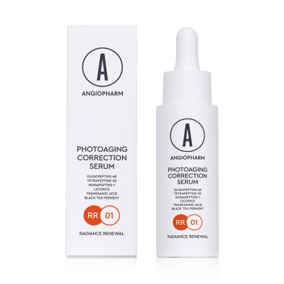 Сыворотка для коррекции фотостарения ANGIOPHARM, 30 мл.