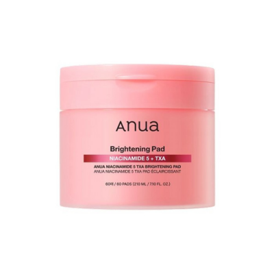 Осветляющие пэды для лица с транексамовой кислотой Anua Niacinamide 5 TXA Brightening Pad, 60 шт. Осветляющие пэды для лица с транексамовой кислотой Anua Niacinamide 5 TXA Brightening Pad, 60 шт.