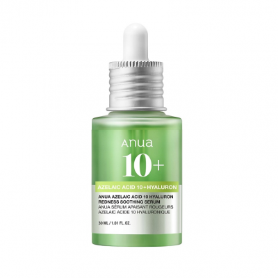 Сыворотка с азелаиновой кислотой Anua Azelaic Acid 10 Hyaluron Redness Soothing Serum