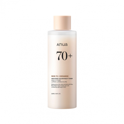 Молочный тонер для сияния кожи с рисом Anua Rice 70 Glow Milky Toner