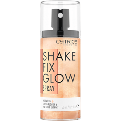 Спрей фиксирующий для макияжа с мерцанием CATRICE Shake Fix Glow Spray