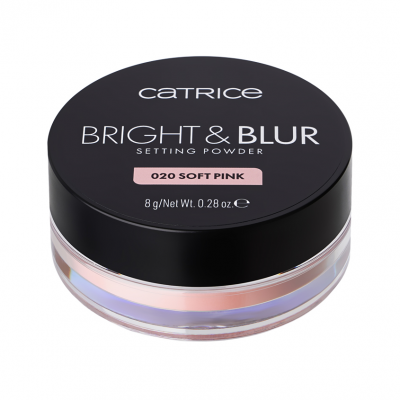Пудра рассыпчатая CATRICE Bright & Blur Setting Powder, 020 Soft Pink