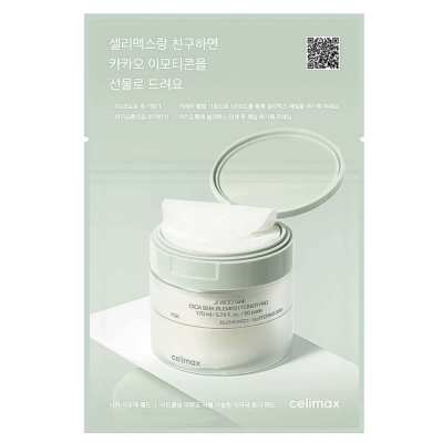 Пилинг-пэды от воспалений Celimax Ji Woo Gae Cica BHA Blemish Toner Pad, 10 шт.