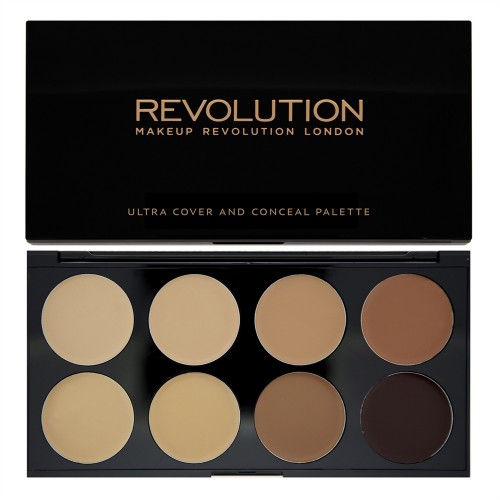 Палетка консилеров Revolution Makeup Ultra Professional Cover & Concealer Palette Medium-Dark