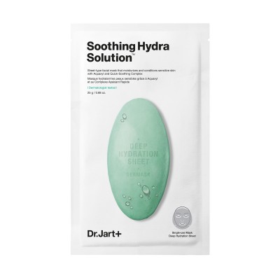 Маска для лица увлажняющая с алоэ вера Dr.Jart+ Dermask Water Jet Soothing Hydra Solution, 27 г.