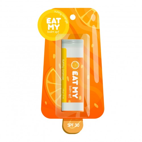 Бальзам для губ c SPF 30 "Солнечный апельсин" EAT MY Lip Balm SPF 30 Sunny Orange