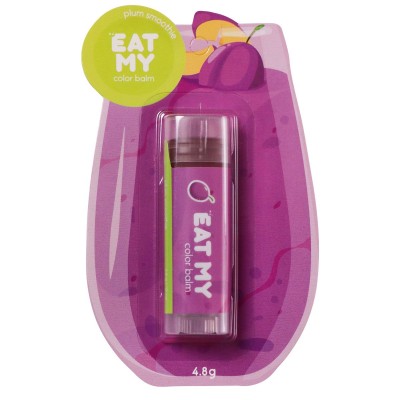 Оттеночный бальзам для губ Сливовый смузи EAT MY color balm plum smoothie