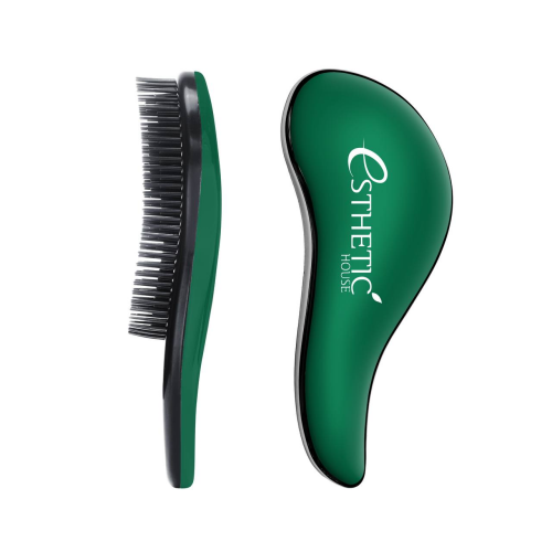 Расческа для волос Esthetic House Hair Brush For Easy Comb, темно-зеленая