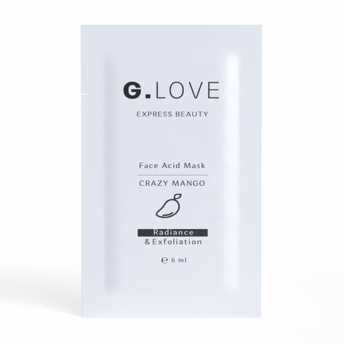 Маска для лица с кислотами G.LOVE Face Acid Mask CRAZY MANGO, 6 мл.