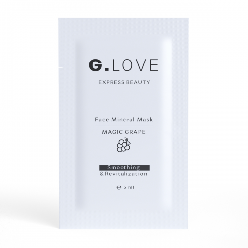 Маска для лица с минералами G.LOVE Face Mineral Mask MAGIC GRAPE, 6 мл.