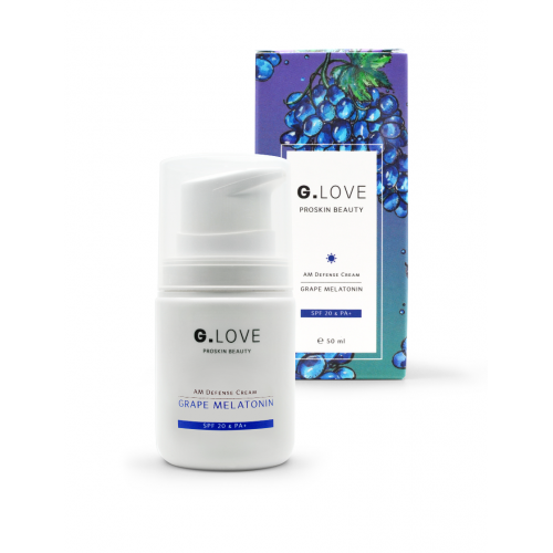 Дневной защитный крем для лица G.LOVE AM Defense Cream GRAPE MELATONIN SPF20