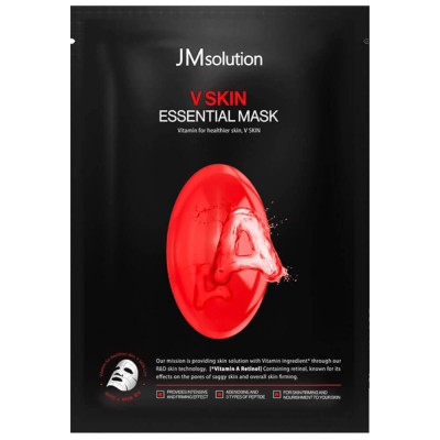 Омолаживающая тканевая маска с ретинолом JMsolution V Skin Essential Mask, 30 мл.