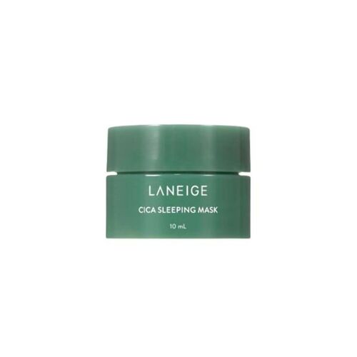 Маска ночная для лица с центеллой Laneige Cica sleeping mask green, 10 мл.