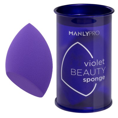 Спонж для макияжа скошенный Manly PRO Violet Beauty Sponge VBS2