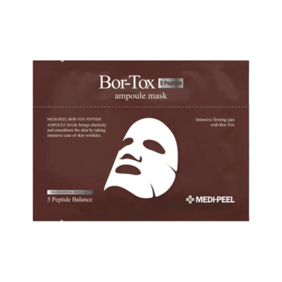 Ампульная маска с эффектом ботокса MEDI-PEEL Bor-Tox 5 Peptide Ampoule Mask, 30 мл.