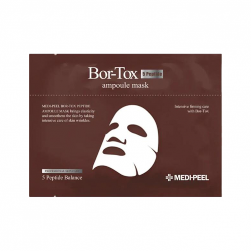 Ампульная маска с эффектом ботокса MEDI-PEEL Bor-Tox 5 Peptide Ampoule Mask, 30 мл.