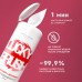 Антибактериальные бесспиртовые салфетки LUCKY BRUSH для очищения кистей MISCHA VIDYAEV BRUSH CLEANSER WIPES ALCOHOL FREE, 100 шт.