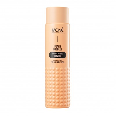 Мягкий шампунь для кудрявых и вьющихся волос с маслом манкетти MONE Professional Curly Angel Shampoo, 300 мл. Мягкий шампунь для кудрявых и вьющихся волос с маслом манкетти MONE Professional Curly Angel Shampoo, 300 мл.