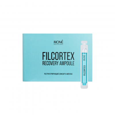 Реструктурирующий эликсир в ампулах MONE Professional Filcortex Recovery Ampoule, 1шт.