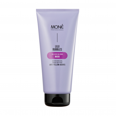 Питательная маска для нейтрализации желтизны MONE Professional Silver Blond Mask, 200 мл. Питательная маска для нейтрализации желтизны MONE Professional Silver Blond Mask, 200 мл.