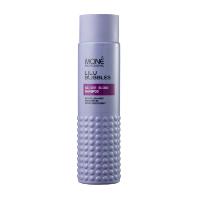 Шампунь для нейтрализации желтизны MONE Professional Silver Blonde Anti-Yellow Shampoo, 300 мл. Шампунь для нейтрализации желтизны MONE Professional Silver Blonde Anti-Yellow Shampoo, 300 мл.