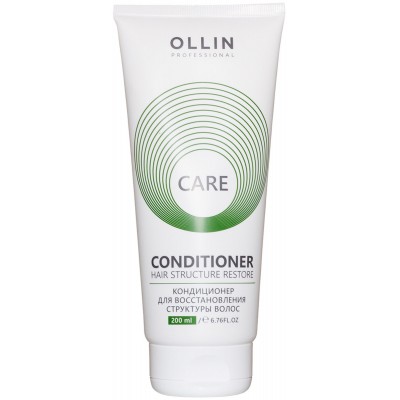 Кондиционер для восстановления структуры волос OLLIN Professional CARE Restore Conditioner, 200 мл.