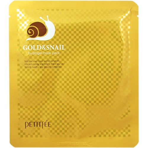 Маска для лица гидрогелевая Petitfee Gold&Snail Hydrogel Mask Pack