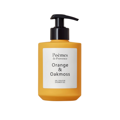 Гель для душа "АПЕЛЬСИН И ДУБОВЫЙ МОХ" Poemes De Provence Orange & Oakmoss Shower Gel, 400 мл.
