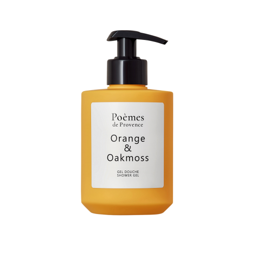 Гель для душа "АПЕЛЬСИН И ДУБОВЫЙ МОХ" Poemes De Provence Orange & Oakmoss Shower Gel, 400 мл.