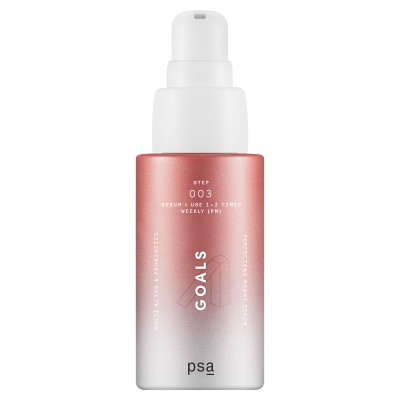 Ночная мультикислотная сыворотка с пробиотиками PSA GOALS Multi Acids & Probiotics Perfecting Night Serum, 30 мл.