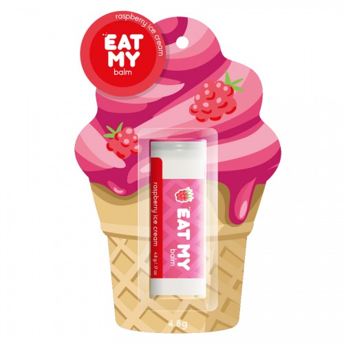 Бальзам для губ "Малиновый пломбир" EAT MY Balm Raspberry Ice Cream