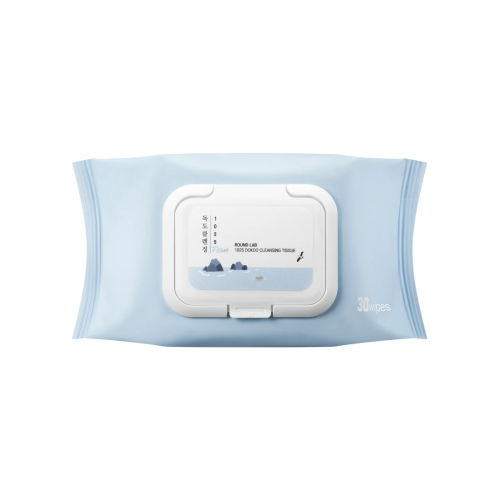 Очищающие салфетки для снятия макияжа Round Lab 1025 Dokdo Cleansing Tissue, 30 шт. Очищающие салфетки для снятия макияжа Round Lab 1025 Dokdo Cleansing Tissue, 30 шт.