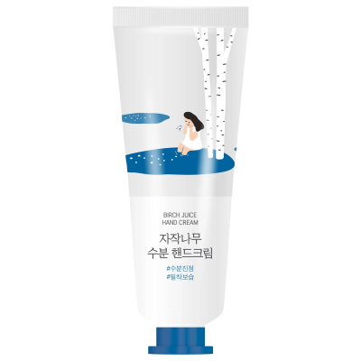 Увлажняющий крем для рук с берёзовым соком ROUND LAB Birch Juice Hand Cream, 30 мл.