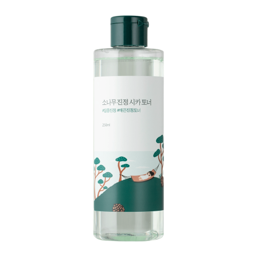 Тоник с экстрактами сосны и центеллы для проблемной кожи ROUND LAB Pine Calming Cica Toner, 250 мл.