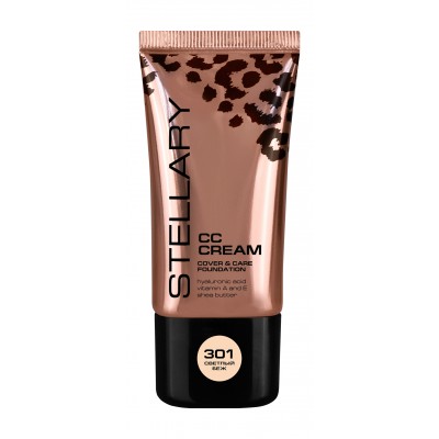 СС-крем STELLARY с гиалуроновой кислотой  CC Cream Cover&Care Foundation