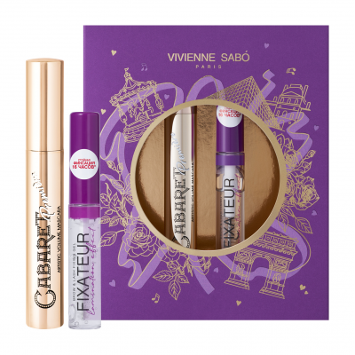 Подарочный набор Vivienne Sabo Тушь Cabaret Premiere 01 + Гель для бровей Fixateur Lamination Effect